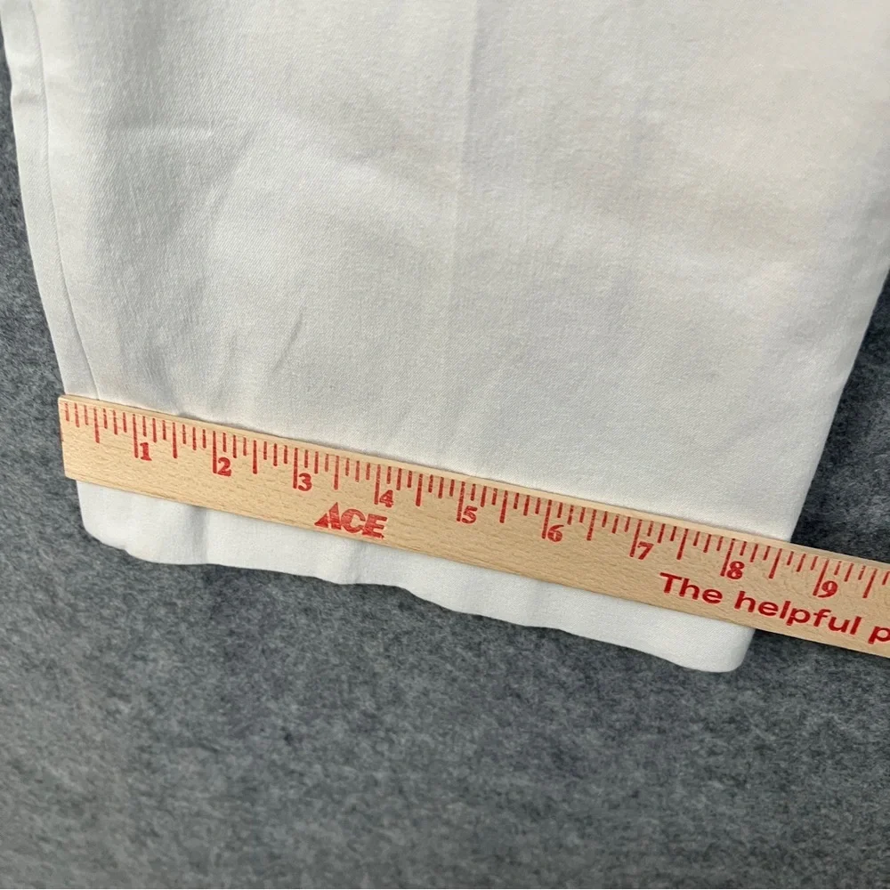 SPANX On the Go Kick Flare Pull On Pants in Classic White Size Medium